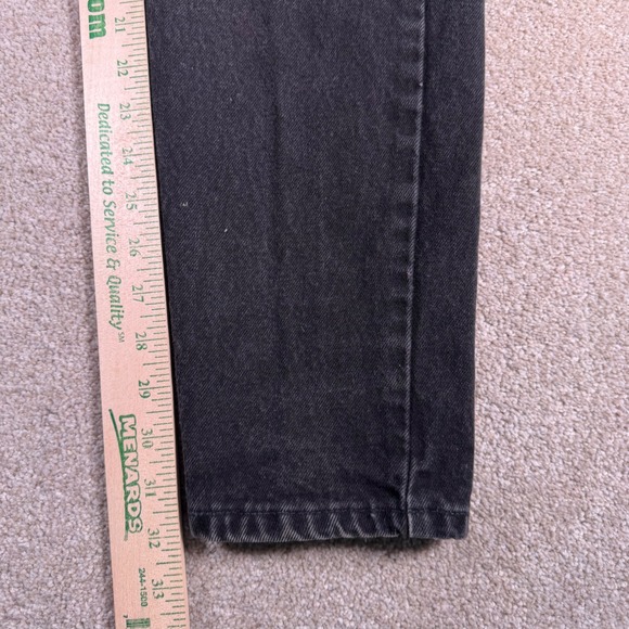 Levis 962 Jeans Women 7 Med (27 x32) Faded Black Vintage USA Orange Tab Tapered - Picture 8 of 12